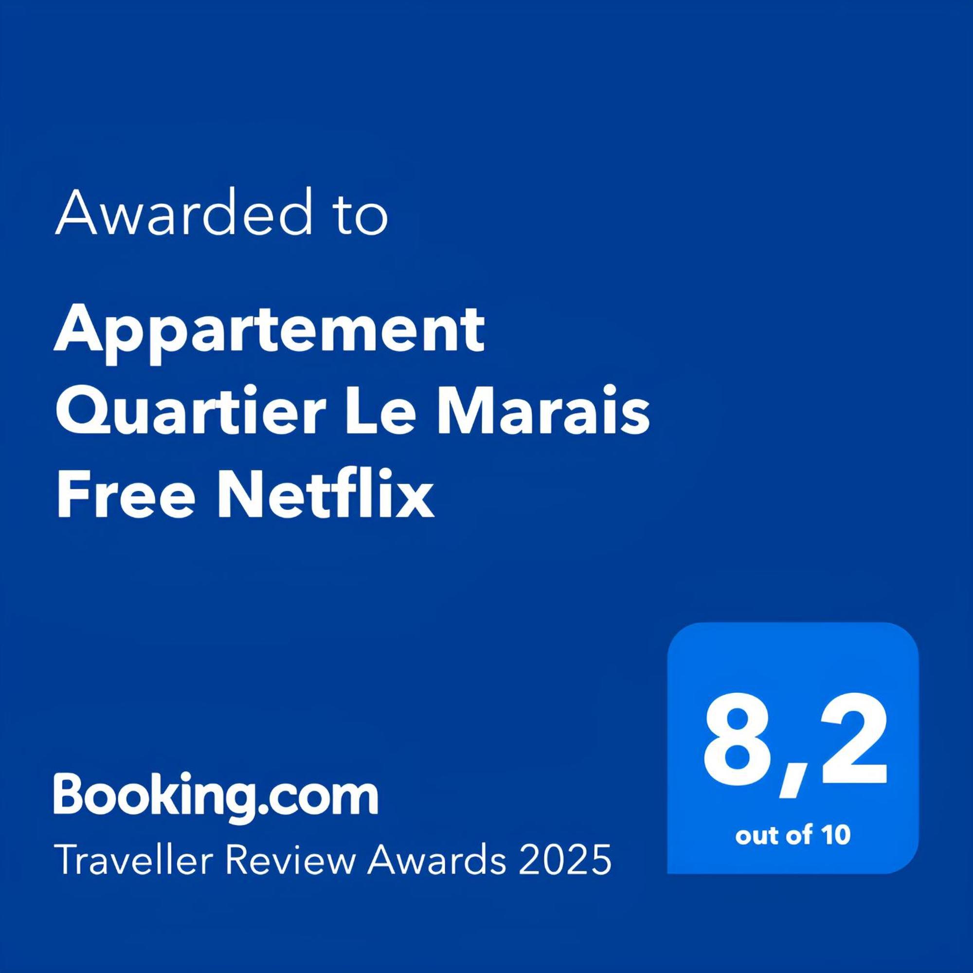 Appartement Quartier Le Marais Free Netflix Paris Bagian luar foto